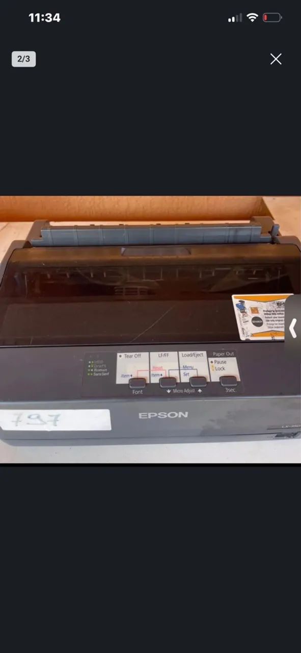 Impressora Epson matricial  - Foto 2
