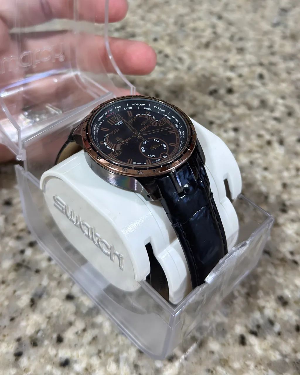 Swatch Irony Retrograde Dark Sun - Foto 2