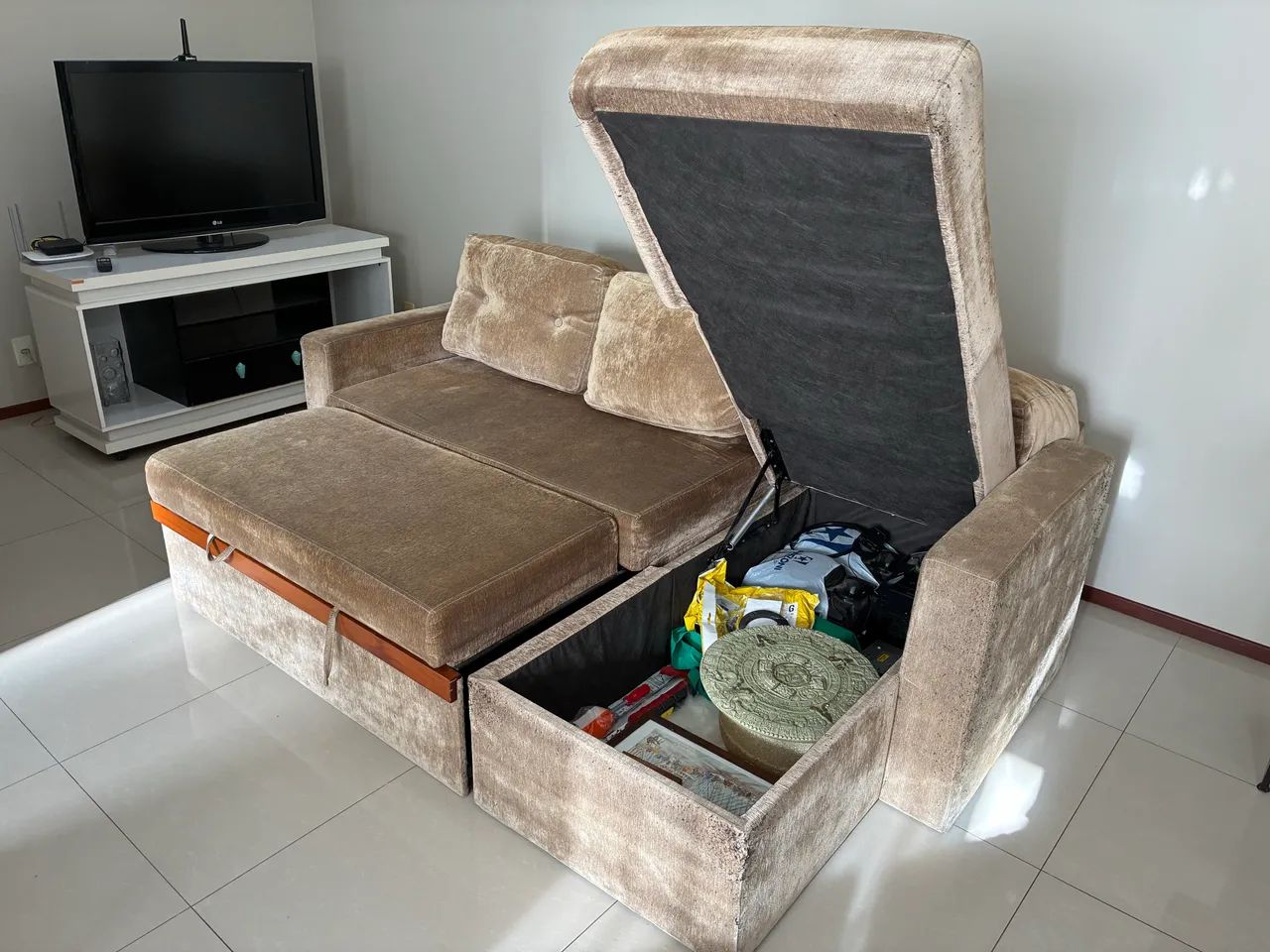 Sofá cama Sofá em L