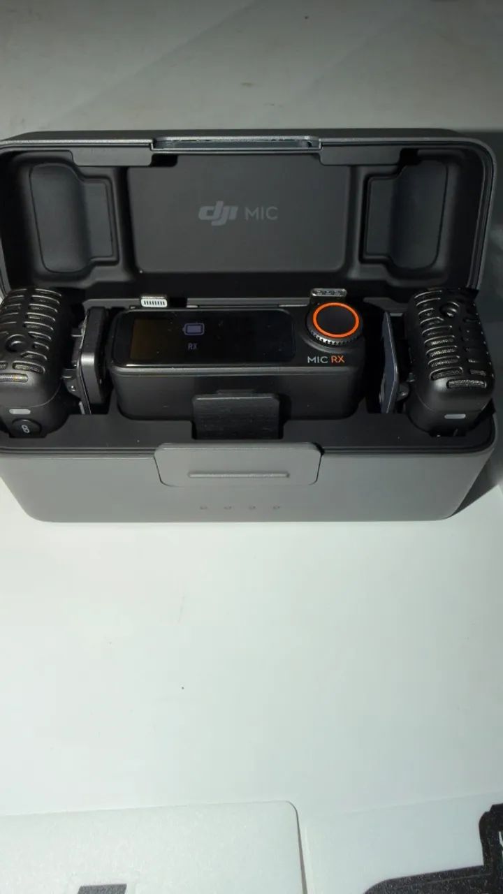 DJI Mic 2 Microfone sem fio com cancelamento de ruído inteligente Flutuador de 32 bits Gra - Foto 3