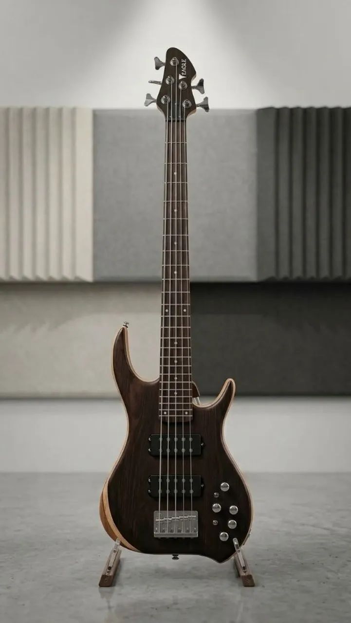 Contrabaixo Eagle EGB 5100 pre amp DeOliveira  - Foto 2