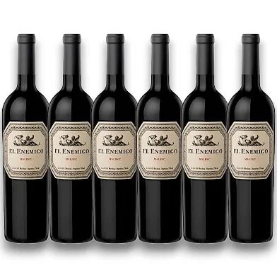 El Enemigo Malbec caixa com 6 garrafas 