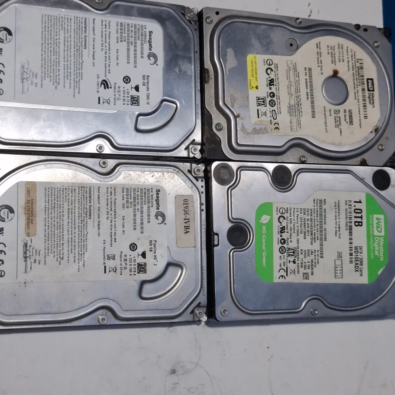HDs SATA 3,5" - Seagate / Western Digital