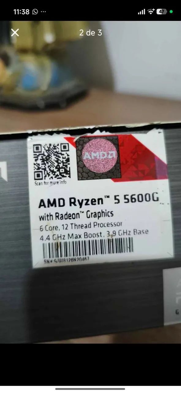 AMD Ryzen 5 5600G ? 6 Núcleos / 12 Threads - Foto 2