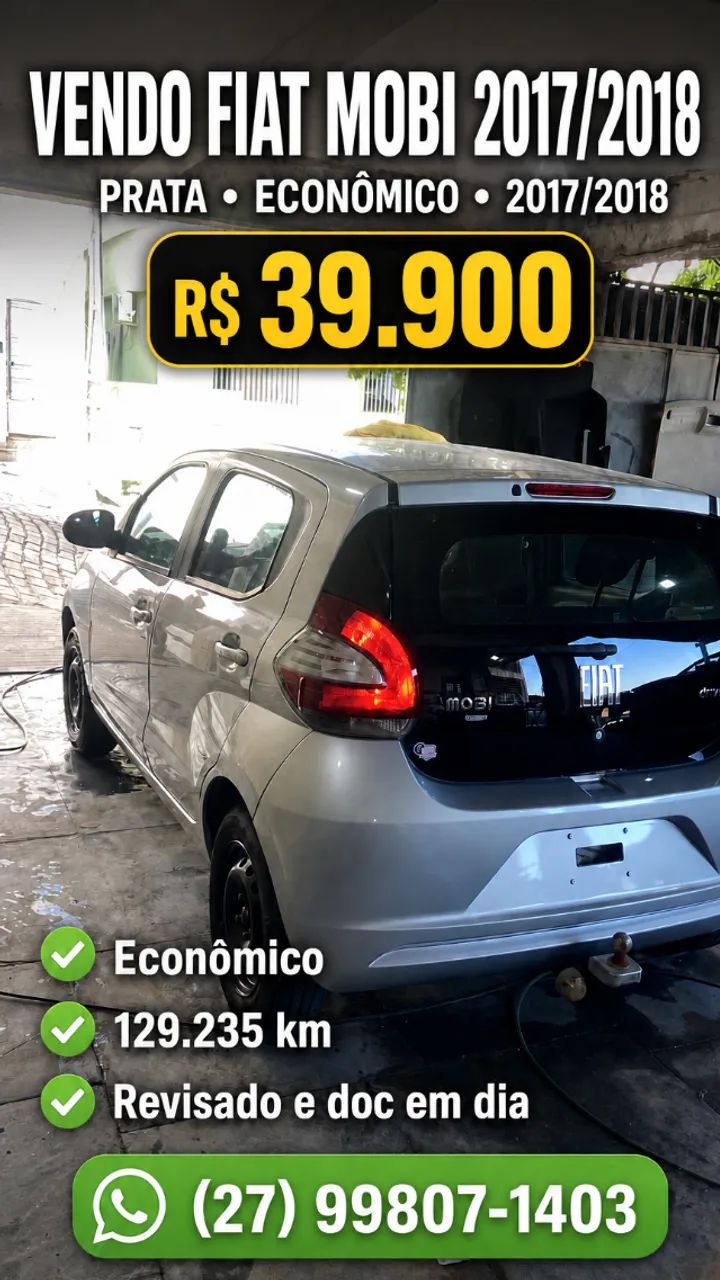 Fiat Mobi MOBI DRIVE 1.0 Flex 6V 5p 2018