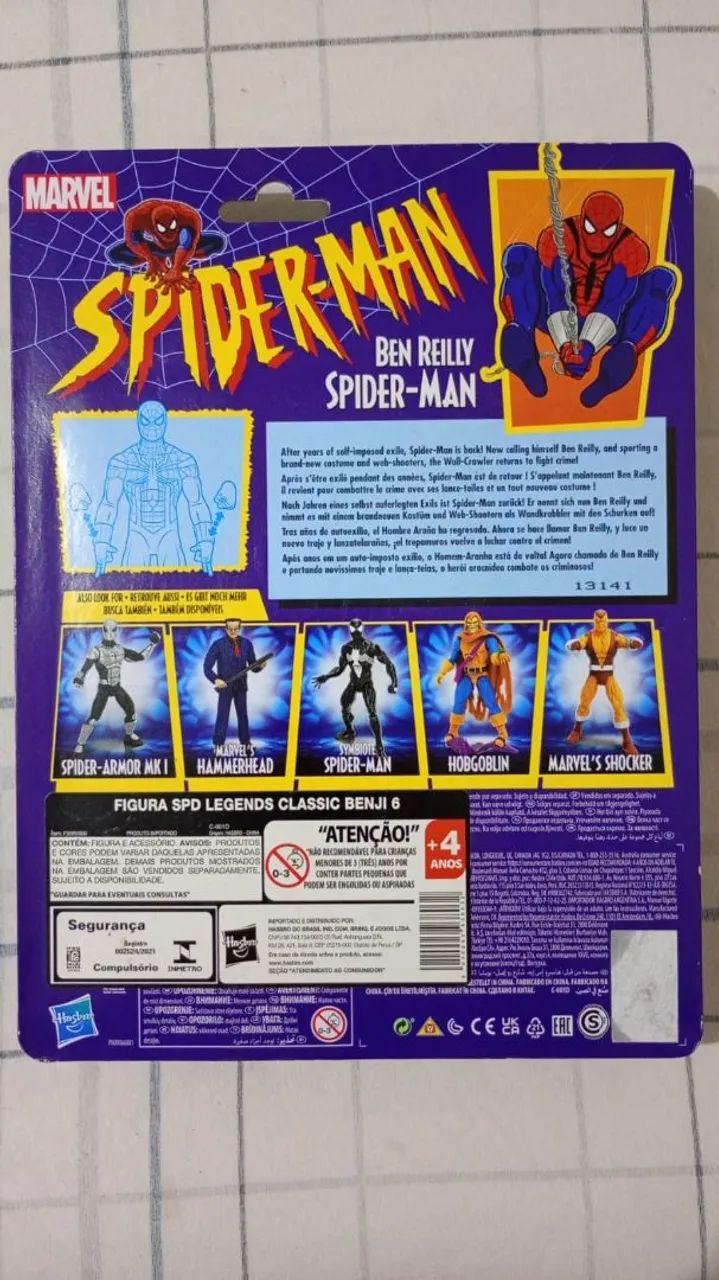Ben Reilly Spiderman Marvel Legends Original Hasbro Action Figure (lacrado !) - Foto 2