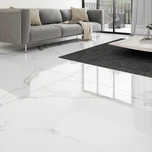Porcelanato Extra Elizabeth Branco Imperador 1m x 1m 