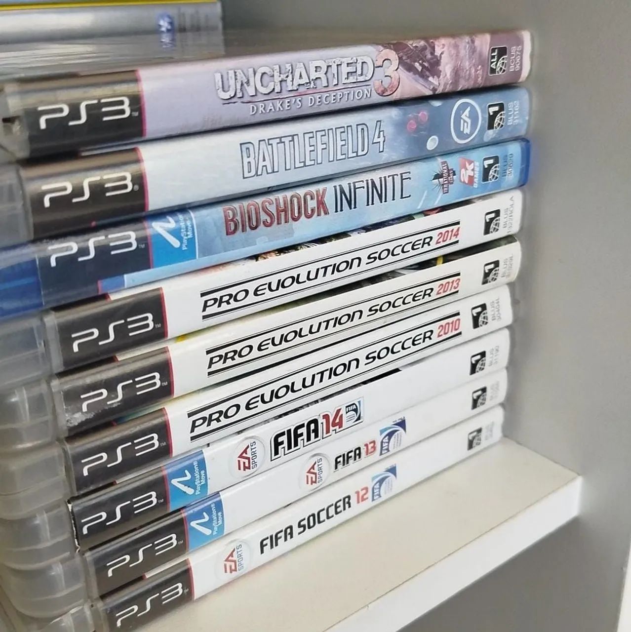 LOTE COM 9 JOGOS DE PS3.