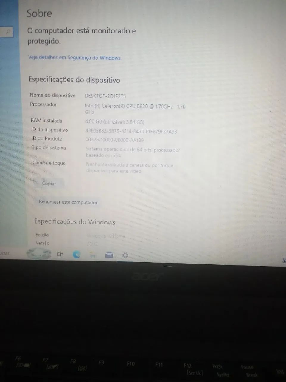 Notebook ACER  - Foto 2