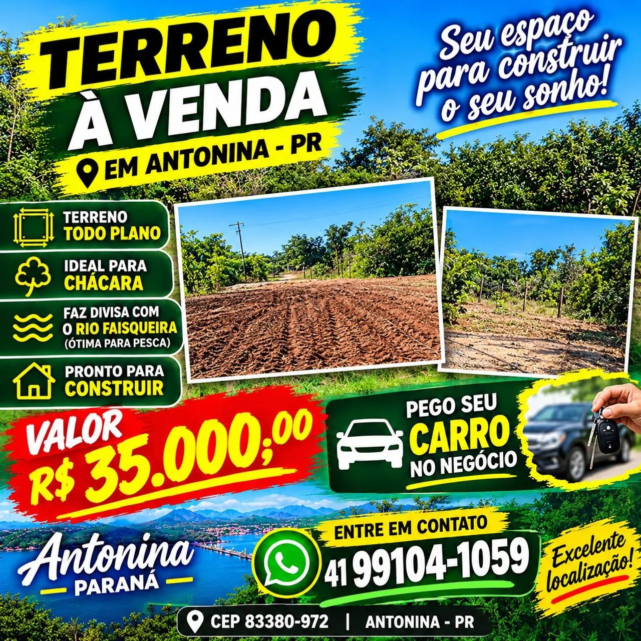 Terreno para formar Chácara 