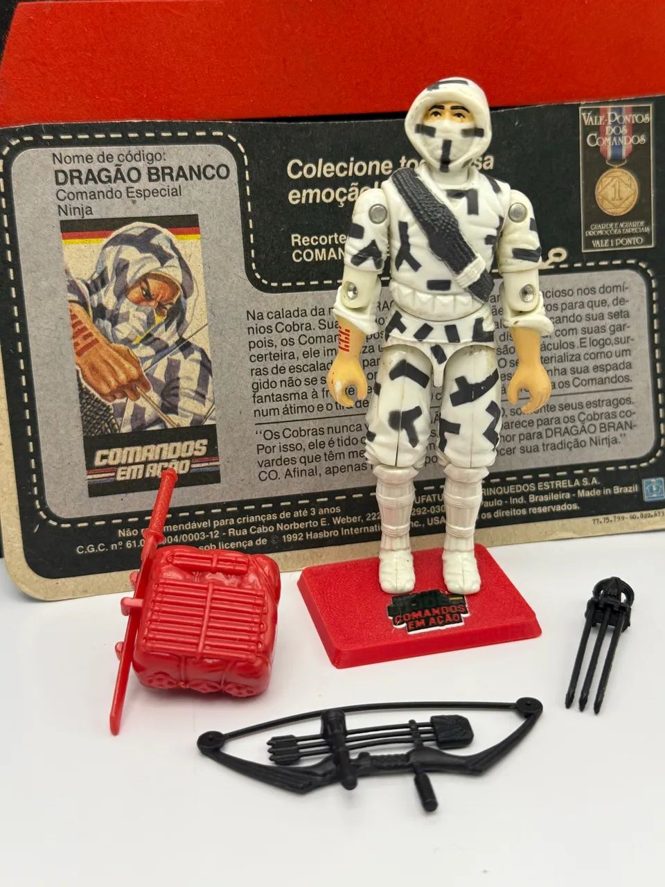 Comandos em Ação Estrela Dragão Branco Comando Especial Ninja - 1992 