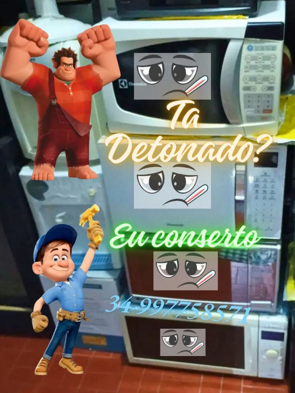 Conserto de micro-ondas 