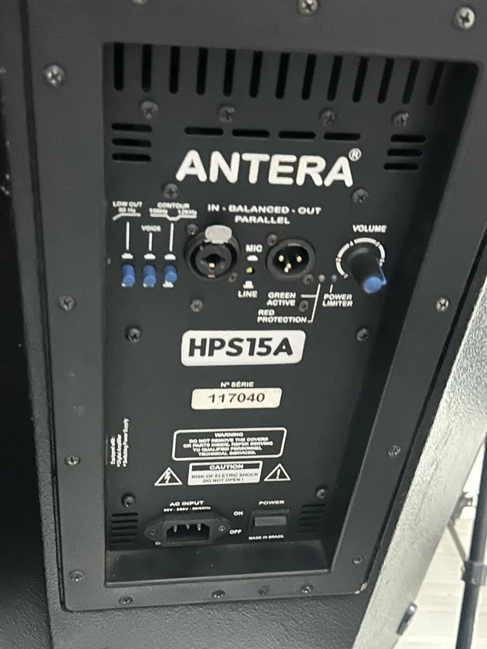 CAIXA ANTERA HPS15A 