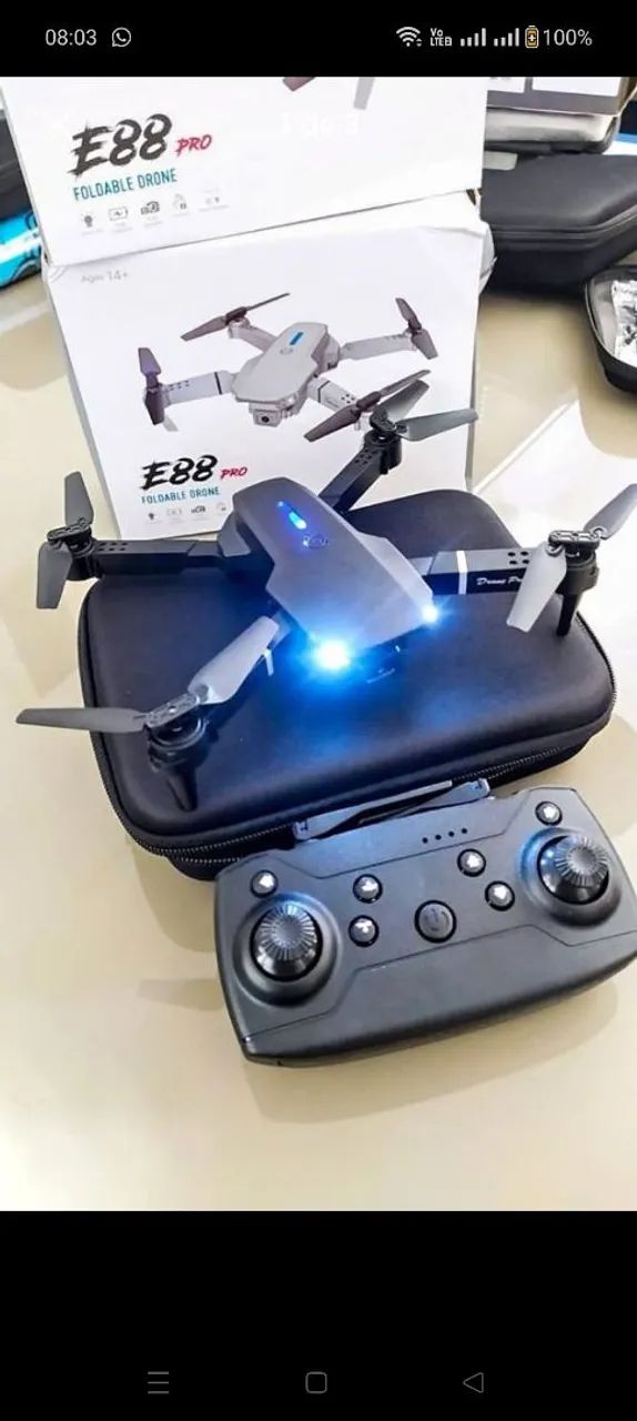 DRONE E99 DLI COM DUAS CAMERAS PROMOÇÃO - Foto 2