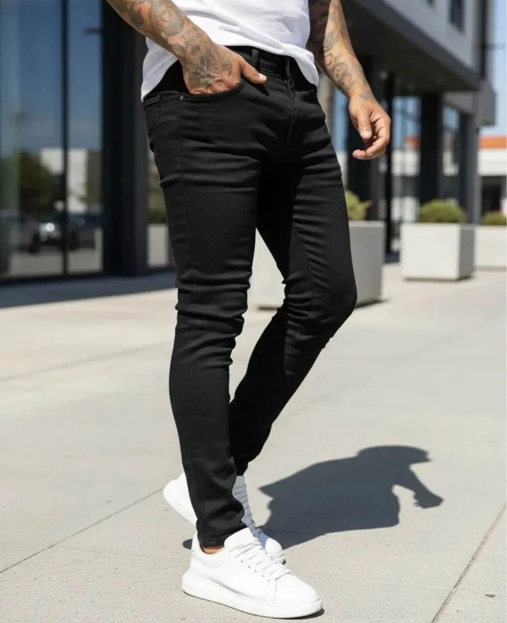 Calça jeans masculina  - Foto 2