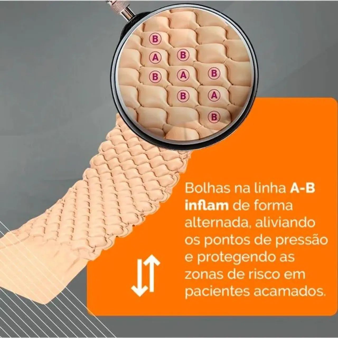 Colchão pneumático hidroligt c/ bomba compressora - Foto 3