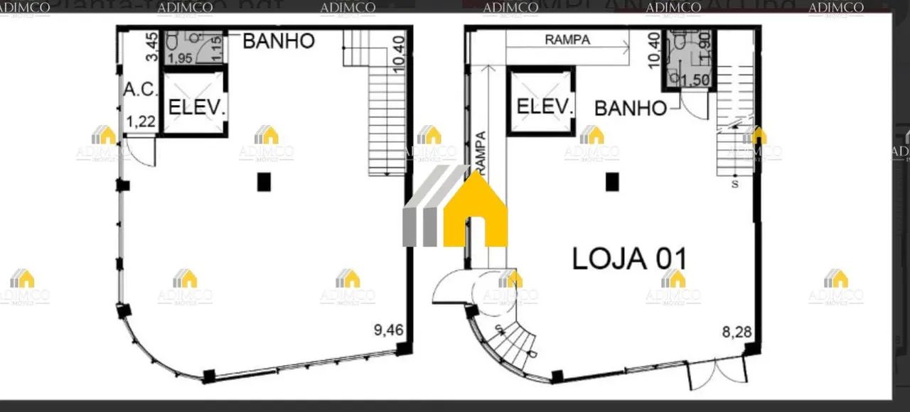ALUGA _ Lojas de 218,90 m² e 240,82 m² a 400 m do Metrô Campo Belo - Foto 2