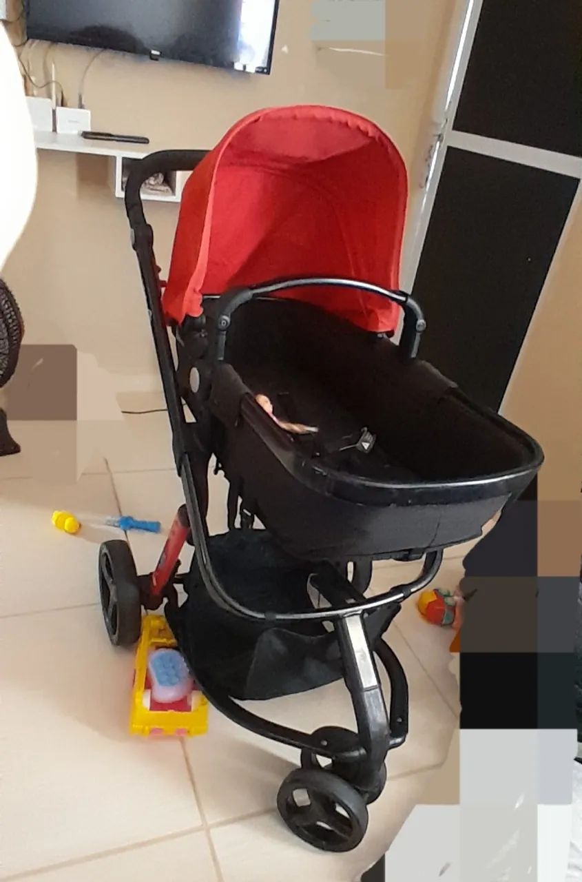 Carrinho de bebe tipo moises usado - Foto 2