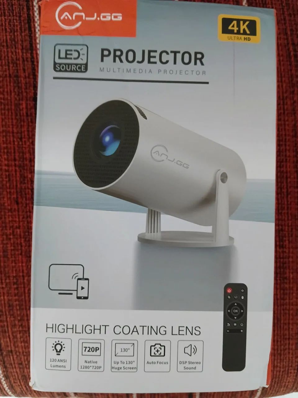 Projetor de Imagem 4K Novo - Foto 3