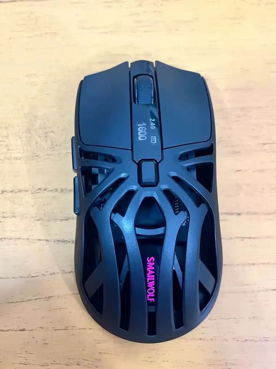 Mouse SmailWolf RS8 Tri-Mode sem fio Preto - Foto 3