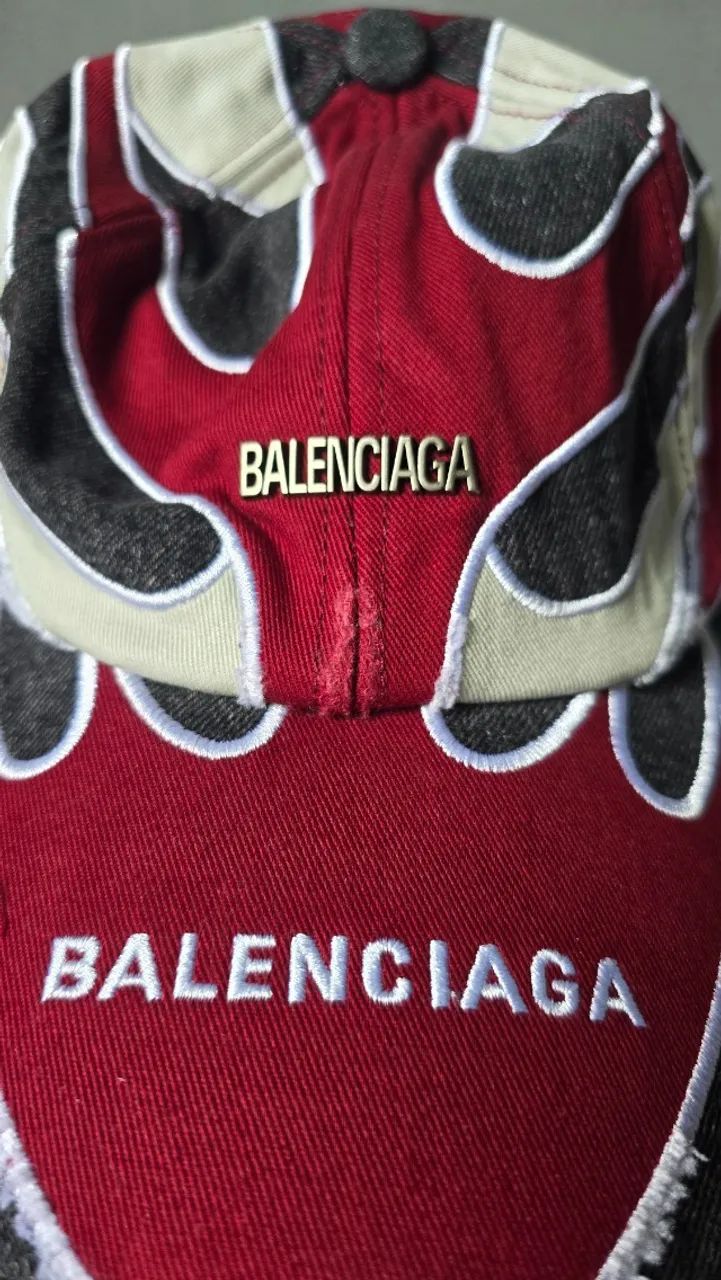 Boné Balenciaga Jeans Flame Cap - Foto 2
