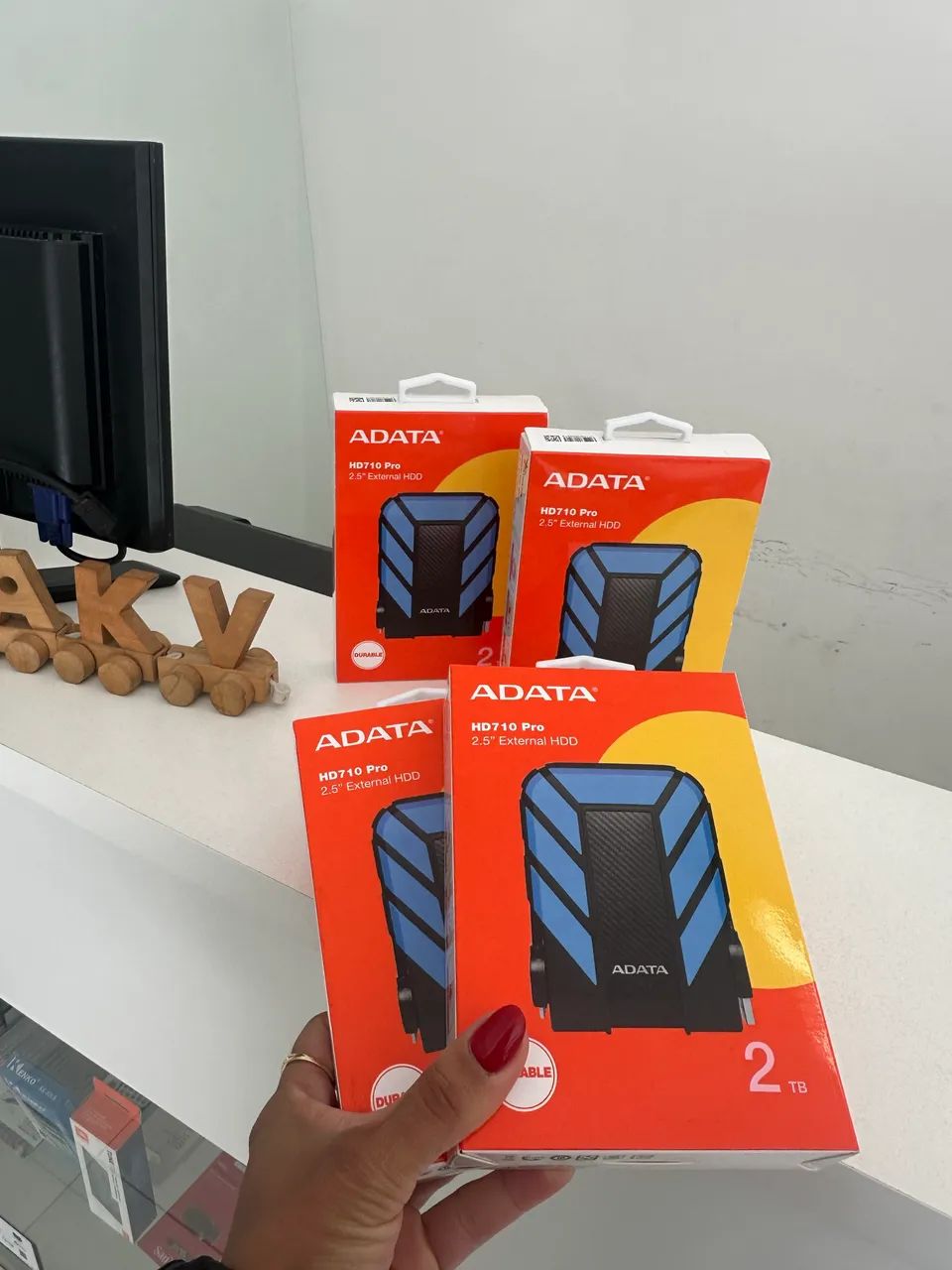 Hd externo 2 tb adata azul 2,5 hd710 pro - Foto 2