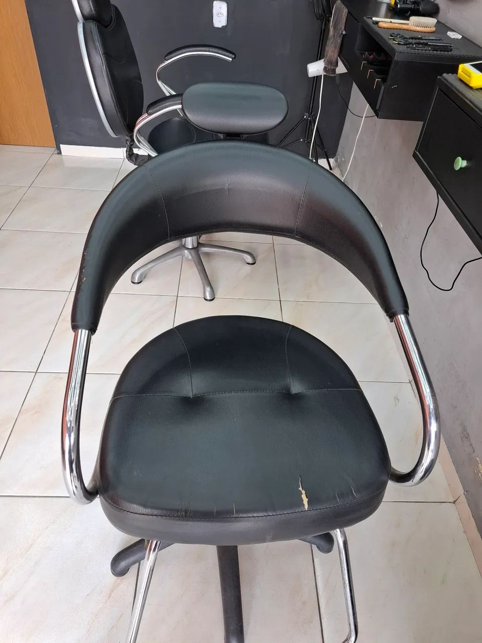 Cadeira de barbeiro/ salão 