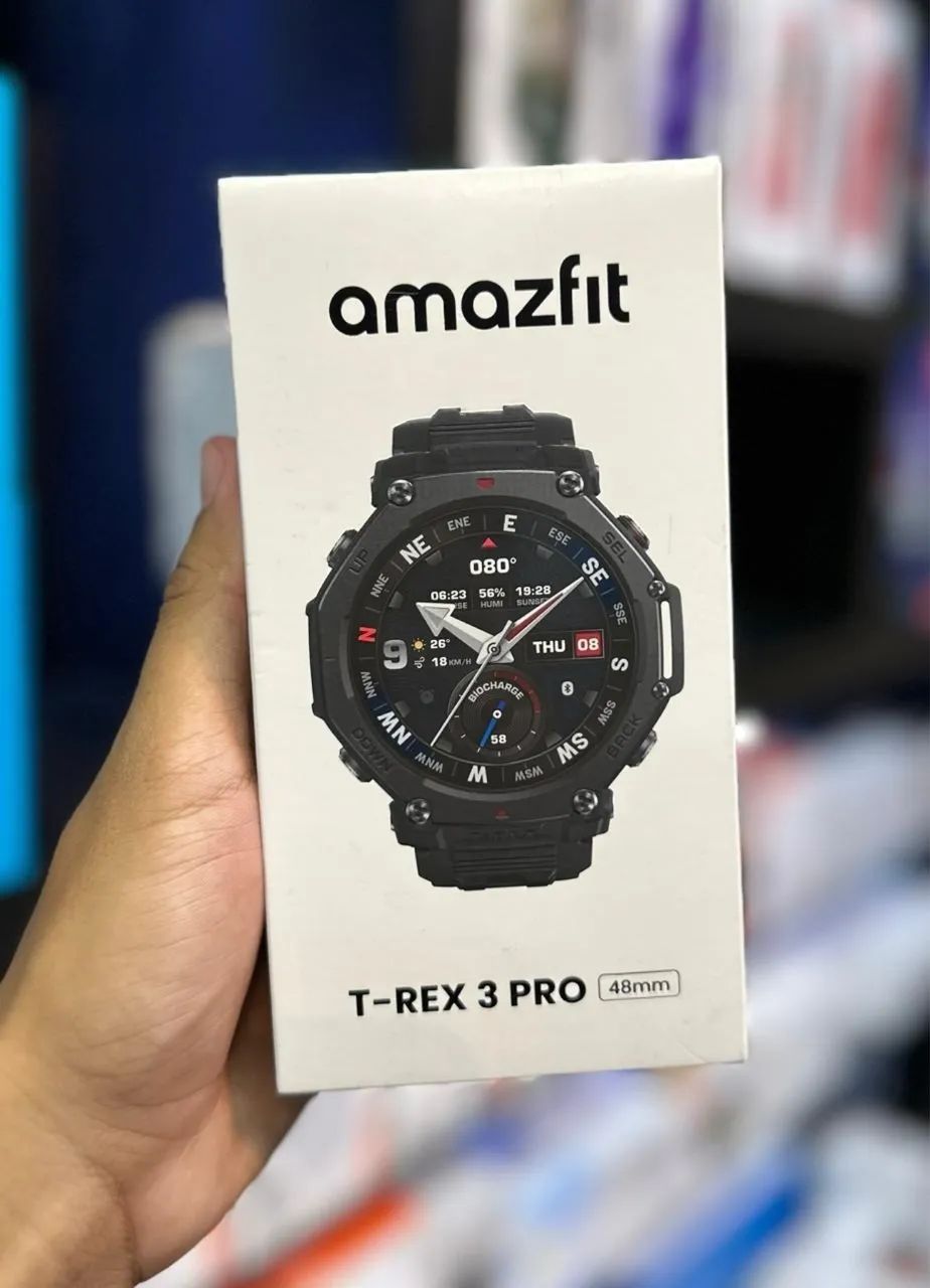 Amazfit T-Rex 3 Pro 48mm Preto GARANTIA DE 4 MESES PELA LOJA 