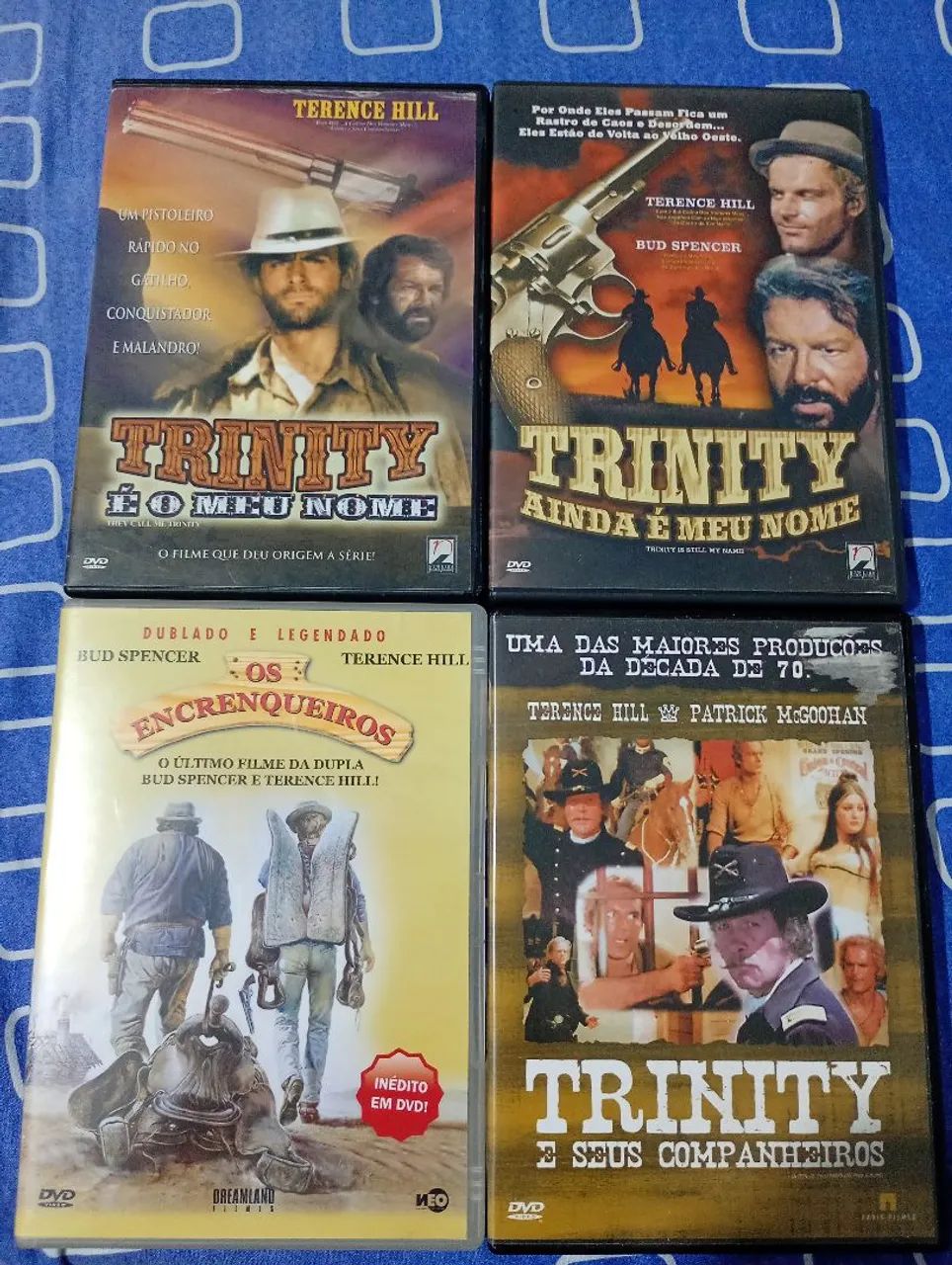 COLEÇÃO DVDS  SUPER RARA DE TRINITY (PRIMEIRAS TIRAGENS SUPER CONSERVADAS)