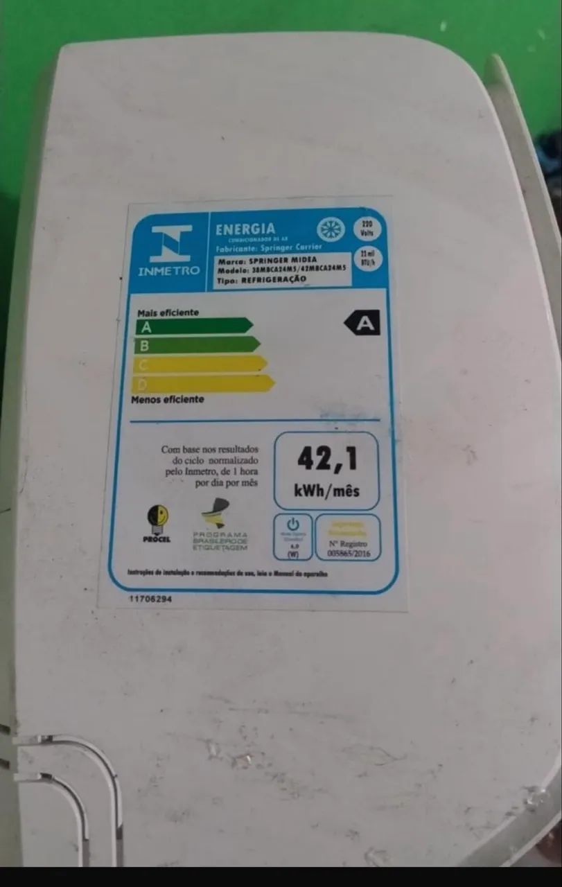 Ar condicionado 23mil Btu  - Foto 2