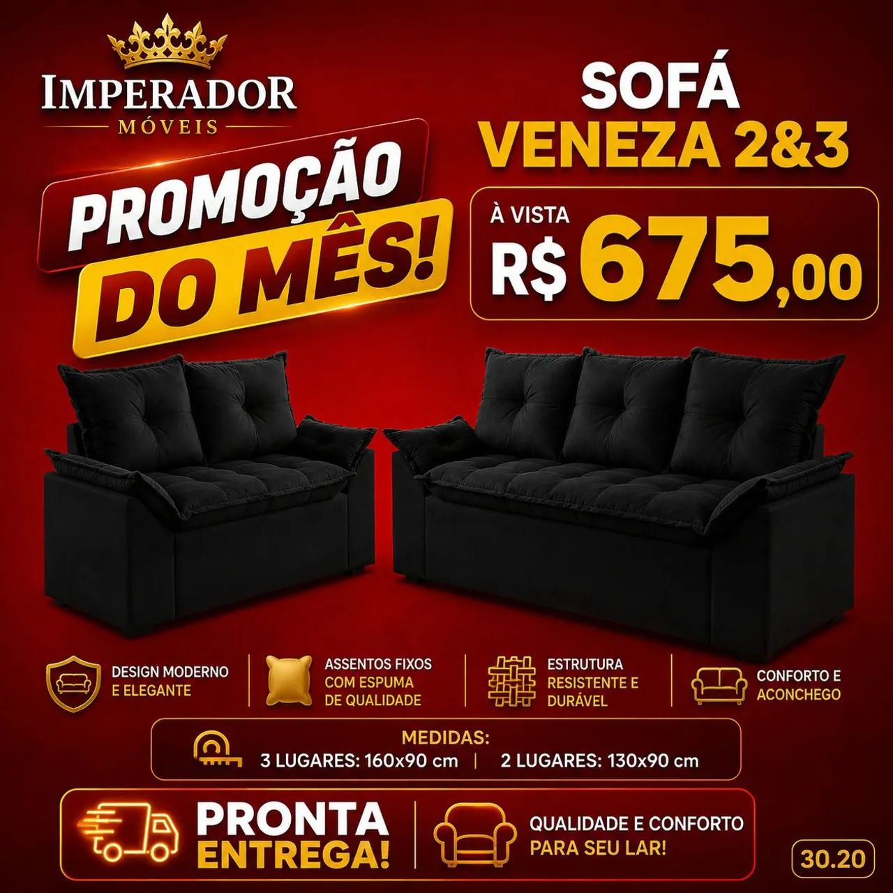Conjunto sofá novo direto da fábrica 
