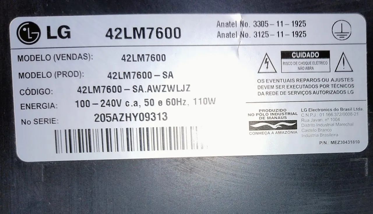 Televisão LG 42 - Foto 5
