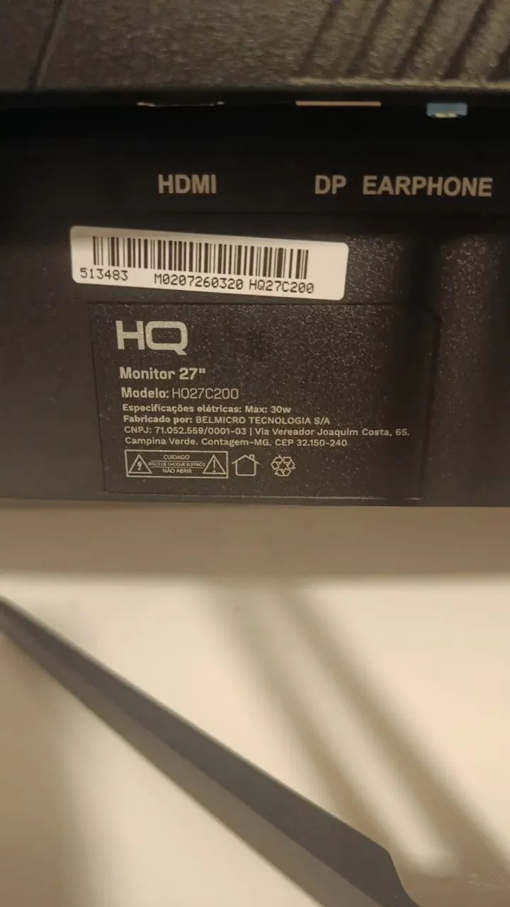 Monitor HQ, Curvo e 27 polegadas  - Foto 4
