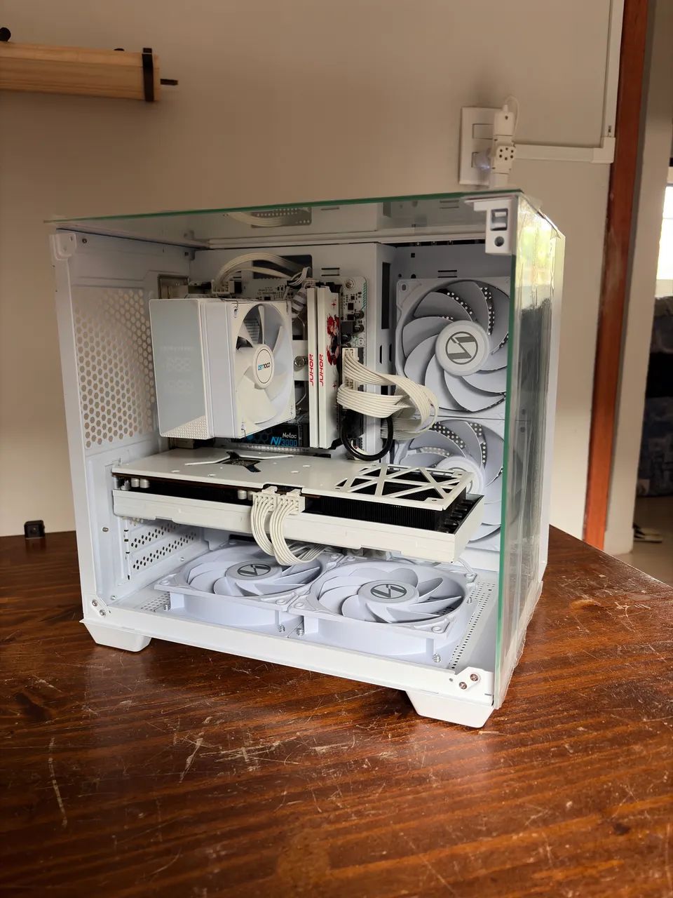 Pc gamer am4 full white 