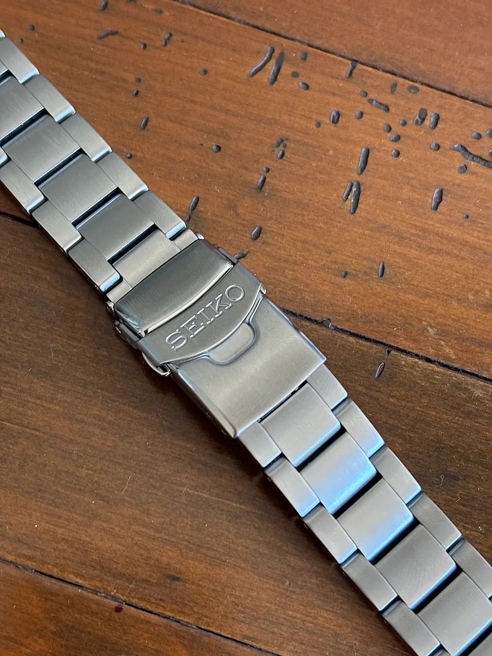 Bracelete de aço original SEIKO 20mm para modelos SRPE - Foto 2