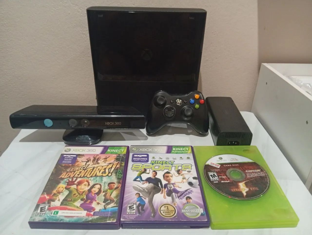 Xbox 360 Super slim com Kinect e garantia 