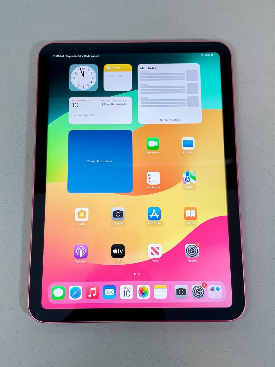 iPad Geração 10 64GB Rosa - Seminovo  - Foto 2