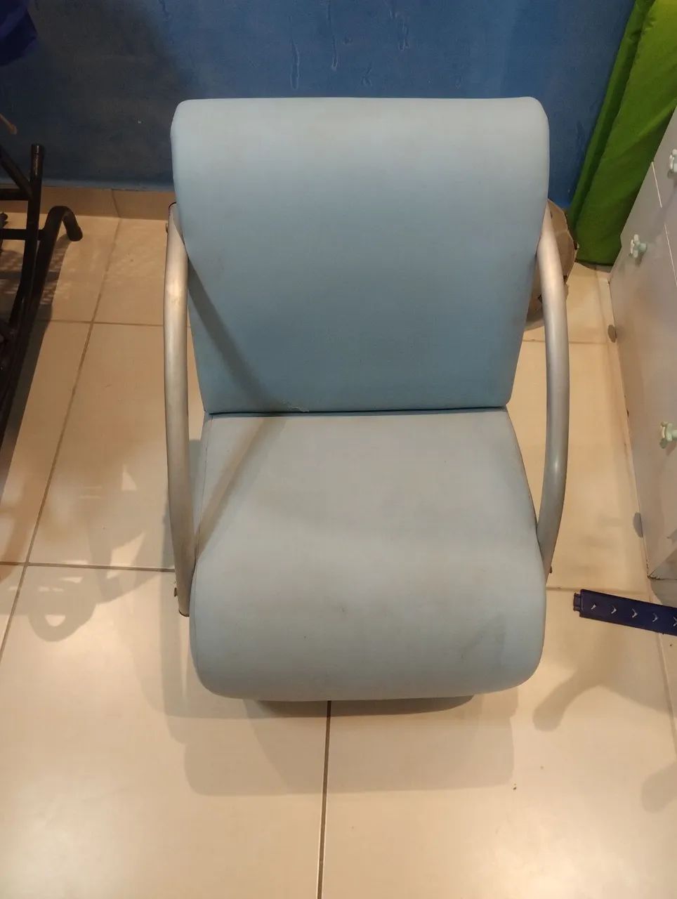 Poltrona infantil azul  - Foto 2
