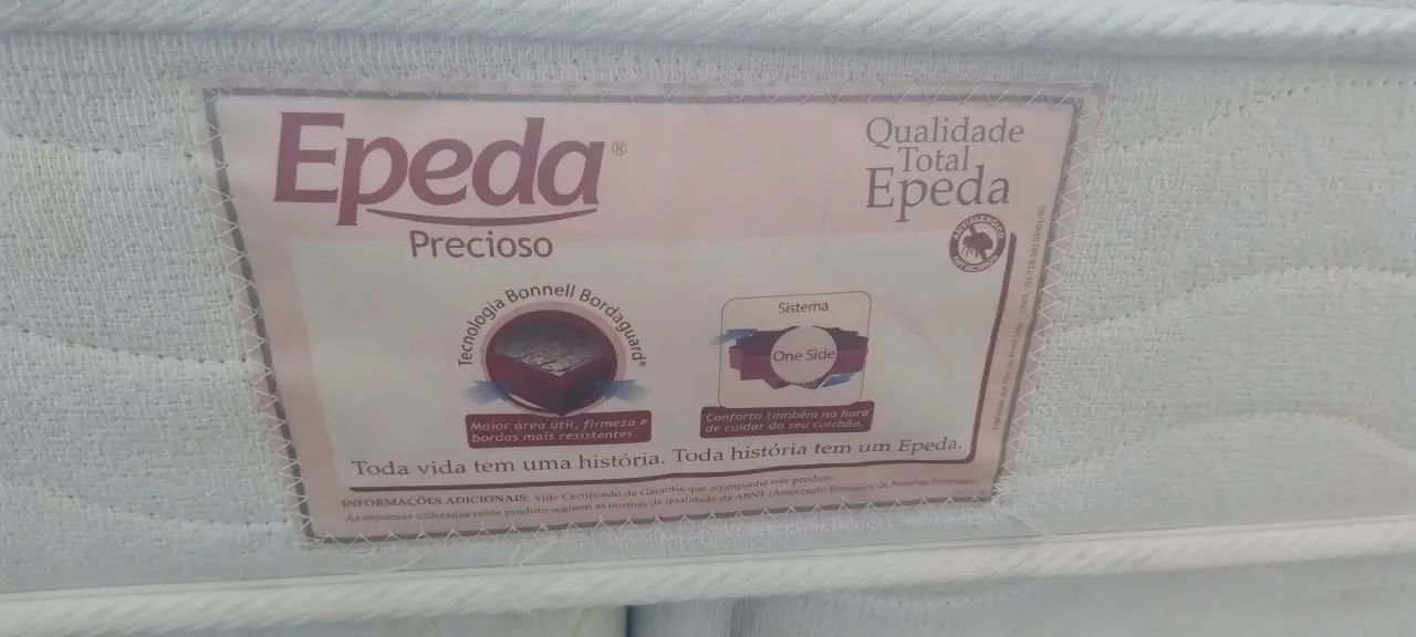 CAMA E COLCHÃO QUEEN EXCELENTES - Foto 4