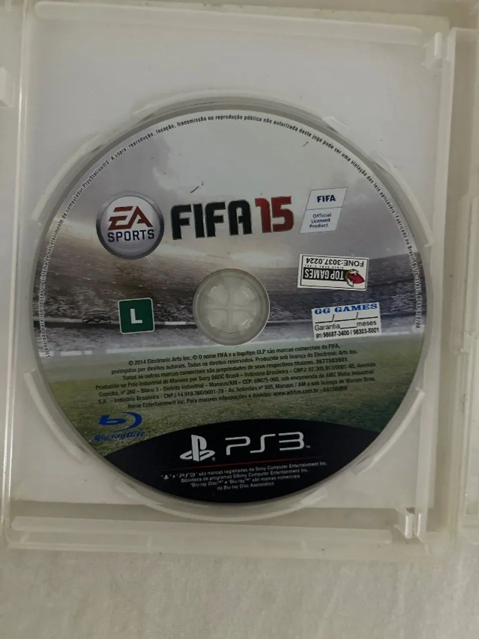 PS3 Com Defeito + Fifa 15 e Mortal Kombat Vs DC - Foto 3