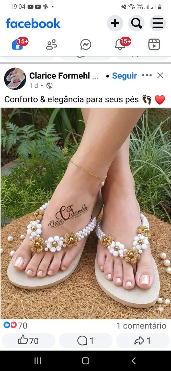 Havaiana decorada  - Foto 4