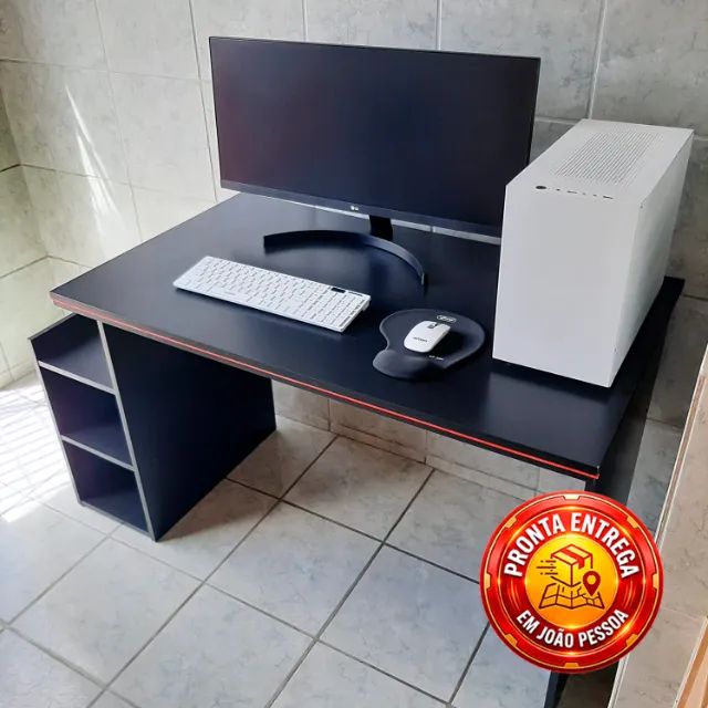 Mesa Gamer Black - Estilo e Performance para seu Quarto - Foto 3