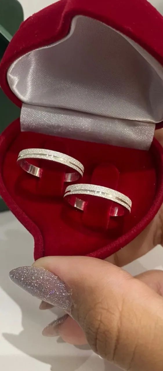 ALIANÇAS EM PRATA  - Foto 5