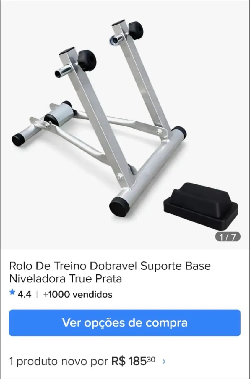 Rolo de Treino - (com base para bicicleta // base niveladora)  - Foto 2