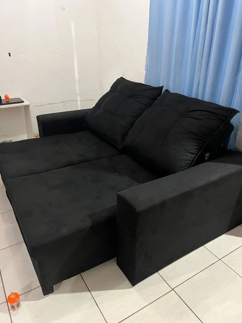 Sofá reclinável pillow 12cm novo 