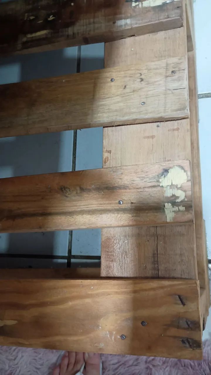 Base de cama de pallet - Foto 4