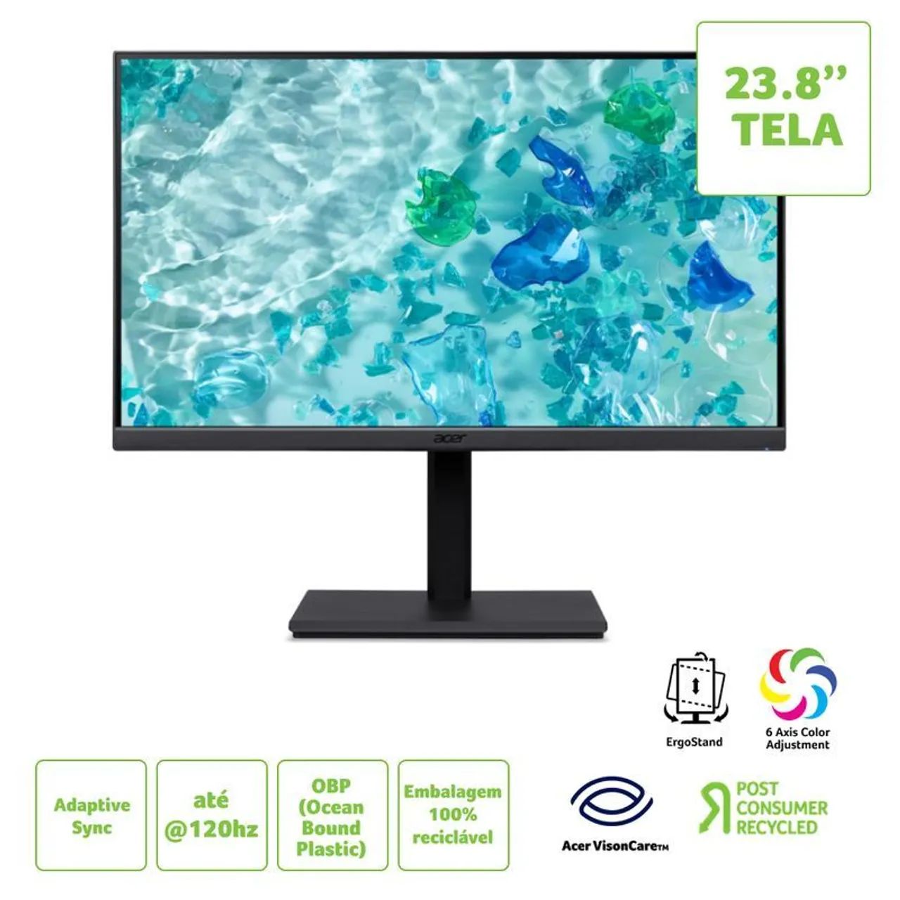 Monitor Acer Vero 120hz IPS 23.8" Lacrado 