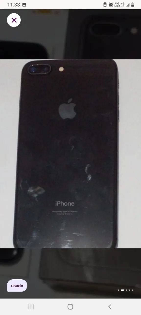 IPhone 8 plus 64g (tem que trocar a placa) - Foto 3
