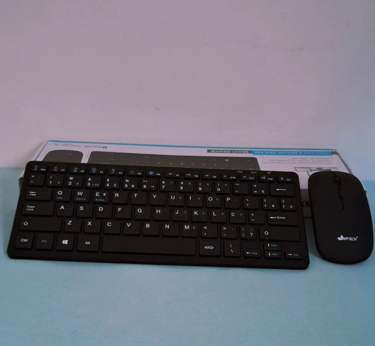 Kit Teclado e Mouse Sem Fio APP-TECH WRB400 - Foto 4