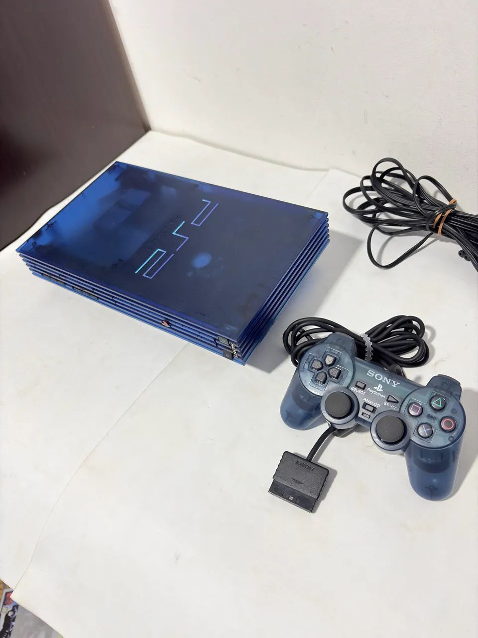 Console Playstation 2 fat ocean blue ps2 - Foto 2